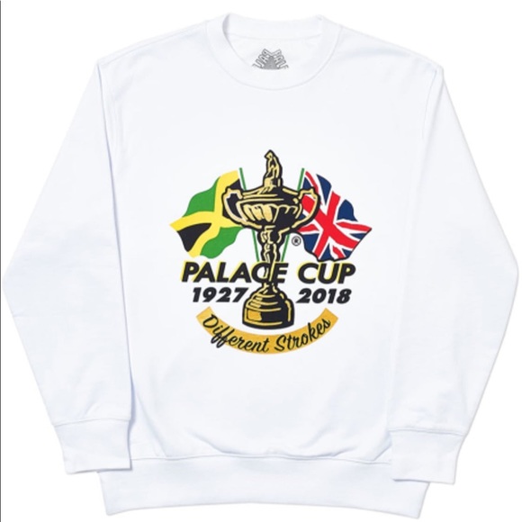 🆕Palace Par Crew in White FW18, size small - Picture 2 of 7